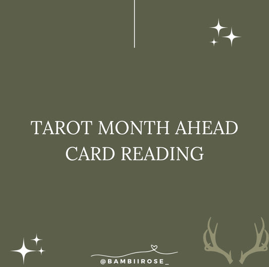 Tarot Month Ahead Reading