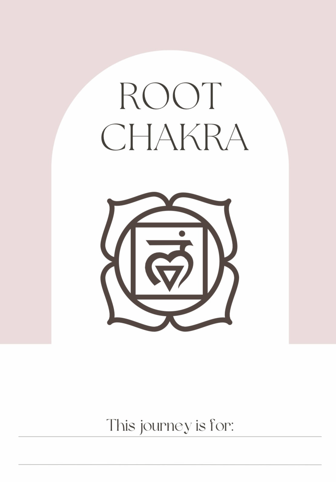 Root Chakra Workbook