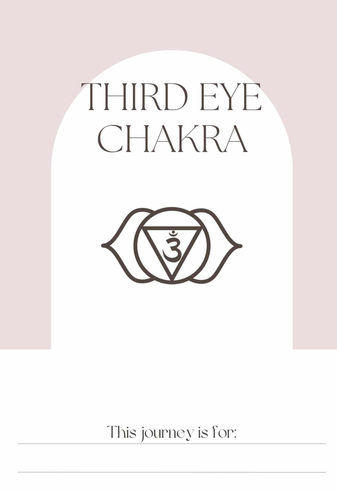 Third Eye Chakra Workbook