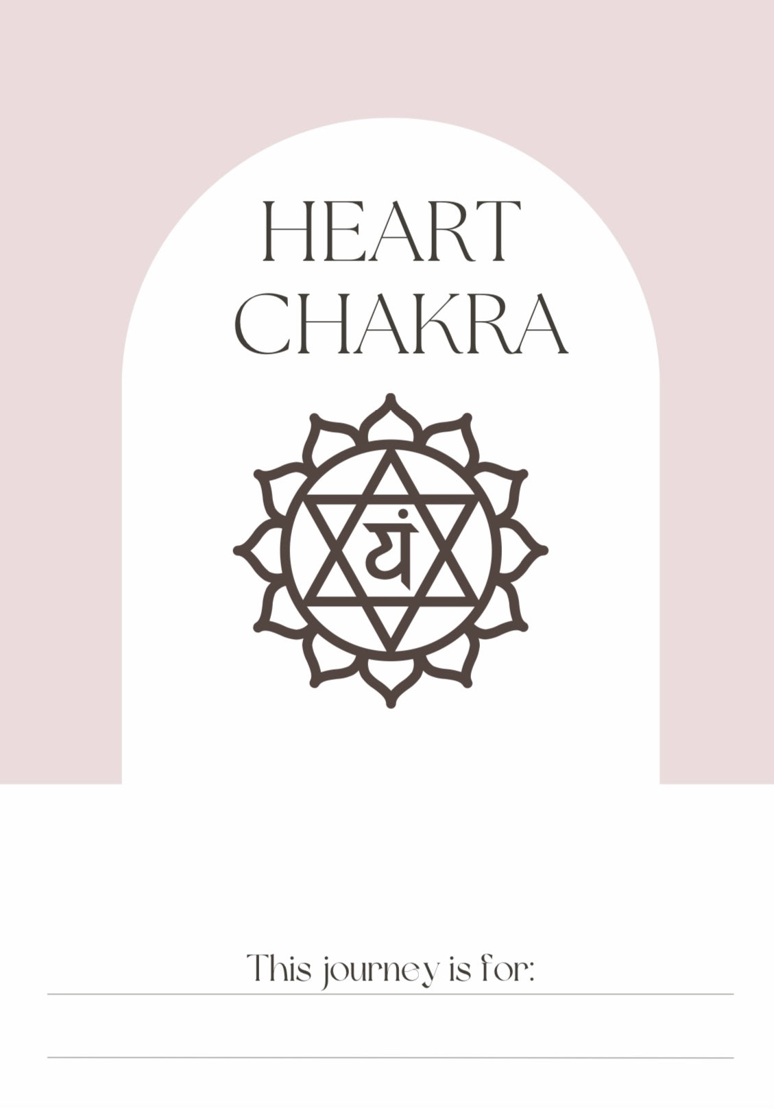 Heart Chakra Workbook